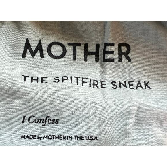 MOTHER JEANS WOMENS SIZE 27 SPITFIRE SNEAK HIGH RISE WIDE LEG I CONFESS BLUE NEW - Picture 12 of 13